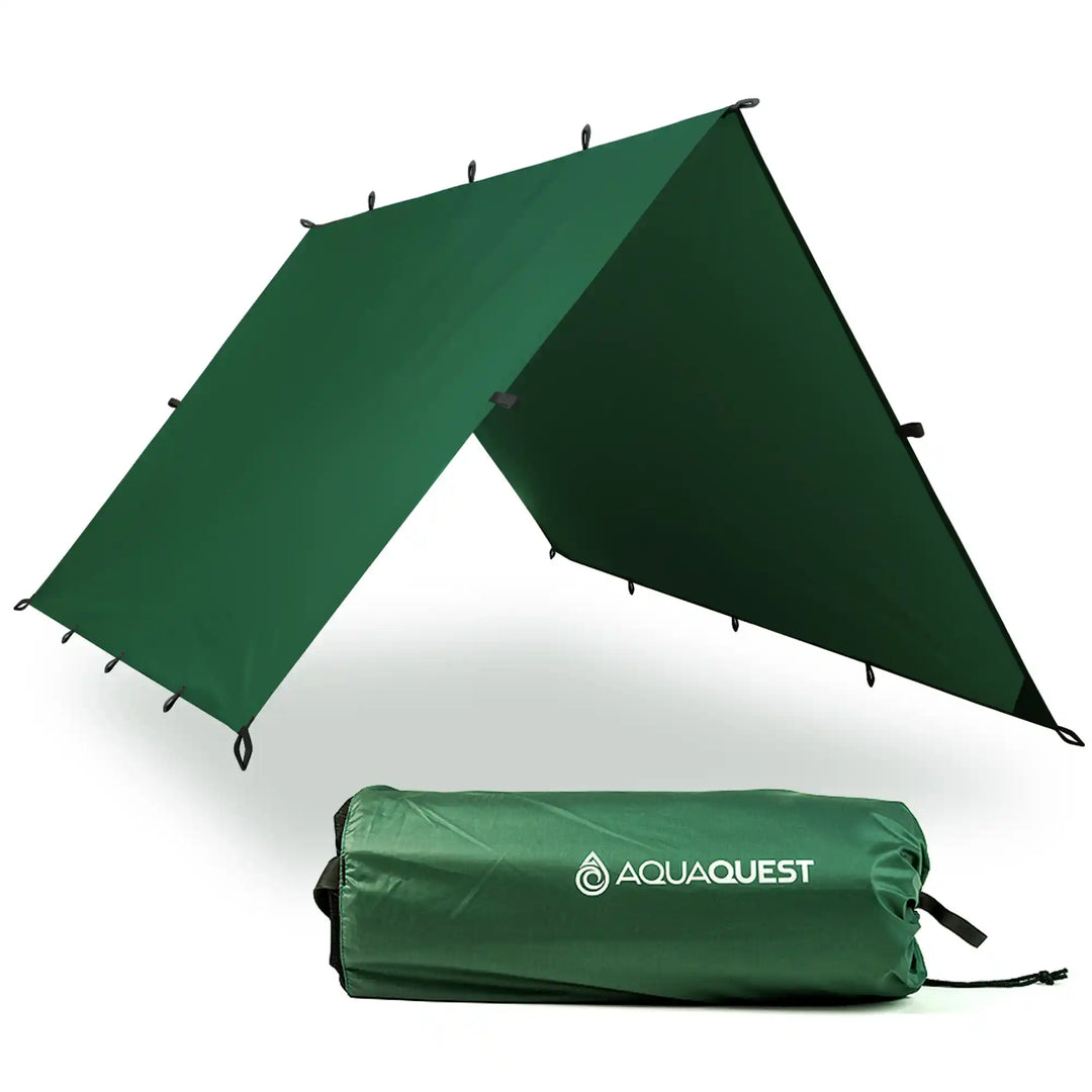 Defender Heavy-Duty Tarp Camping Tarp   AquaQuest Waterproof