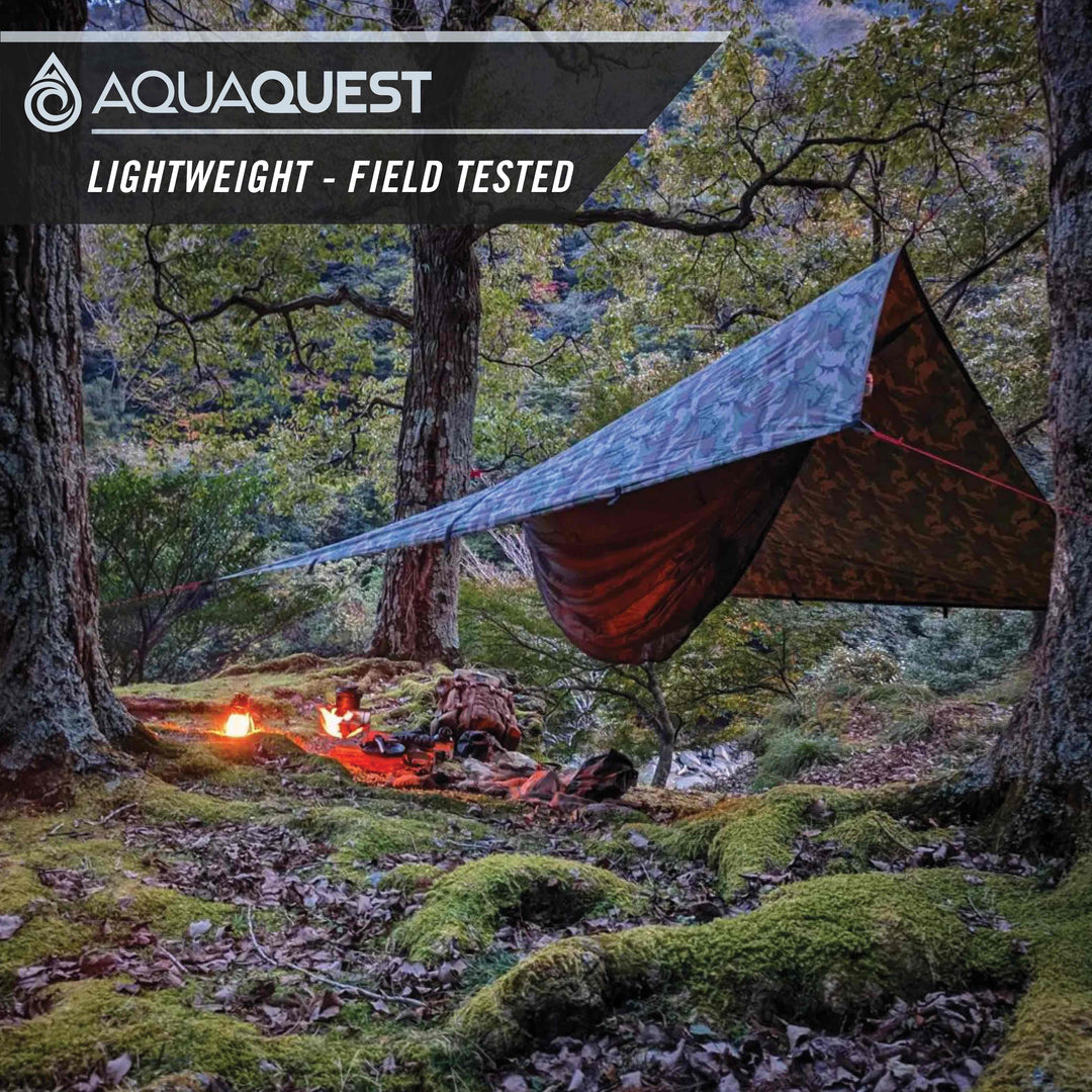 Safari Lightweight Tarp Camping Tarp AquaQuest Waterproof