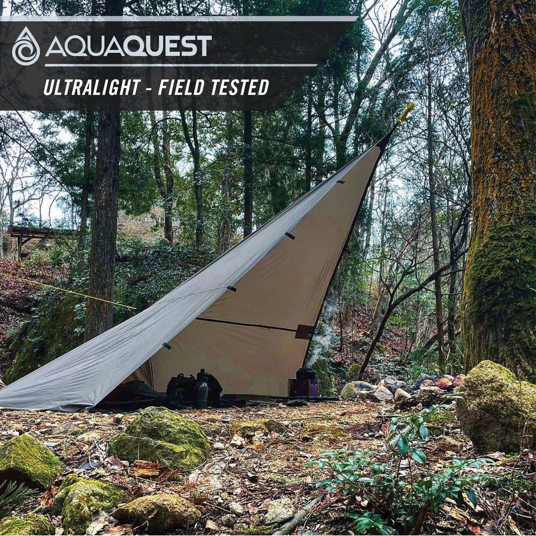 Guide Ultralight Tarp Camping Tarp   AquaQuest Waterproof